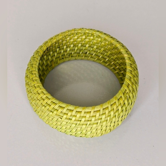 Oceana Trading Women's Rattan Weave Bracelets - Picture 5 of 5
